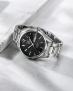 TAG Heuer Carrera Calibre 5 – Silver Case Black Dial Watch - Image 3